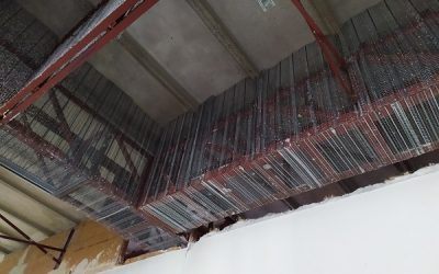 Protezione di strutture in acciaio con intonaco