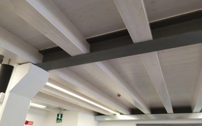 Struttura mista acciaio e legno